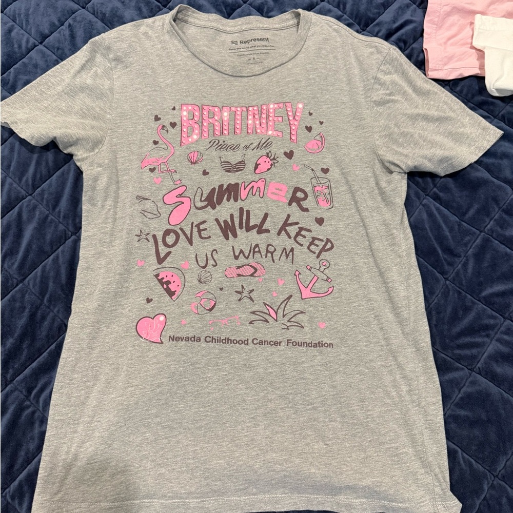 Britney Spears Nevada Childhood Cancer Foundation shirt RARE